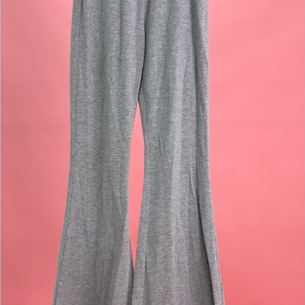Aerie Gray Flared Pants